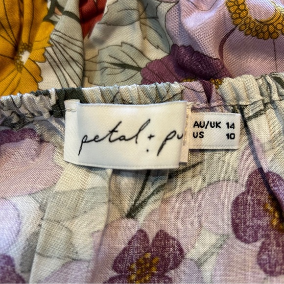 Petal & Pup Off The Shoulder Boho Floral Top - Picture 2 of 5